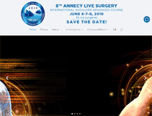 Tablet Screenshot of lafosseshoulder-annecy.com